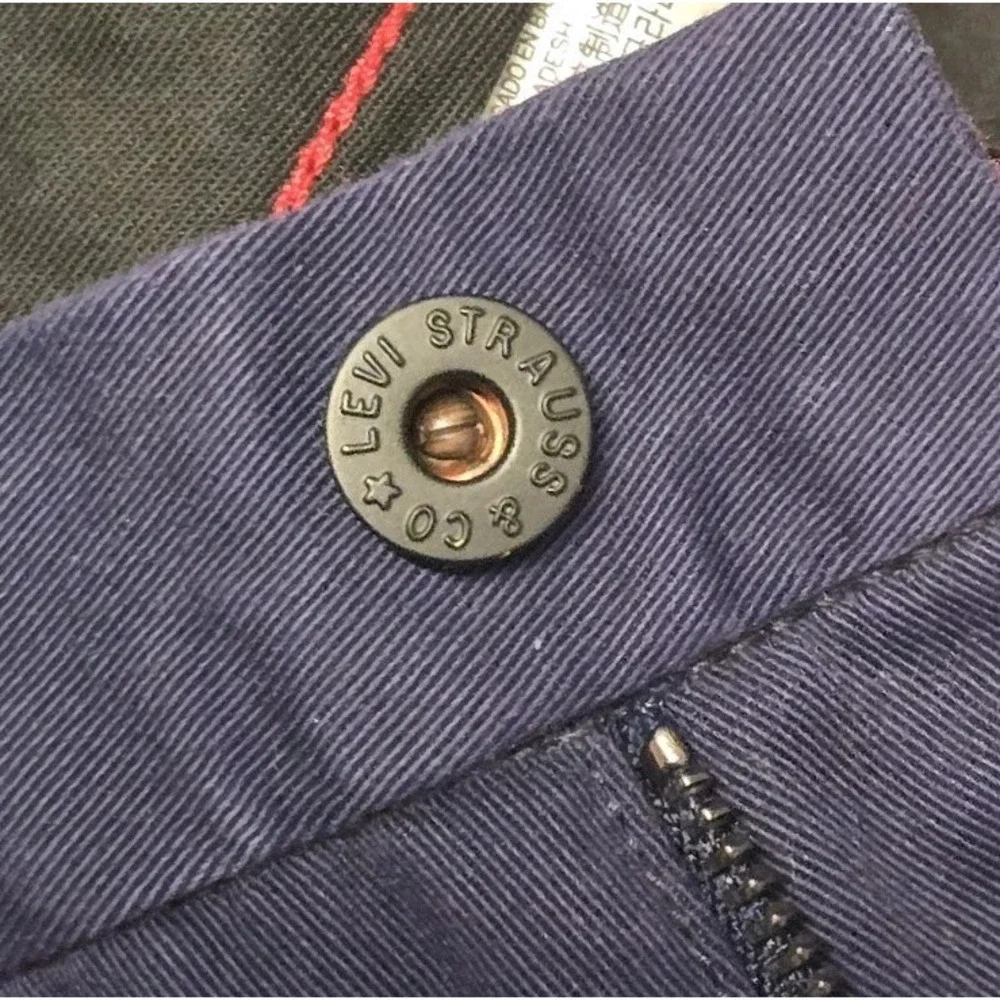 Levis Men's Skatebording Workwear Side Stripe Blue‎ Pants | 34 X 32